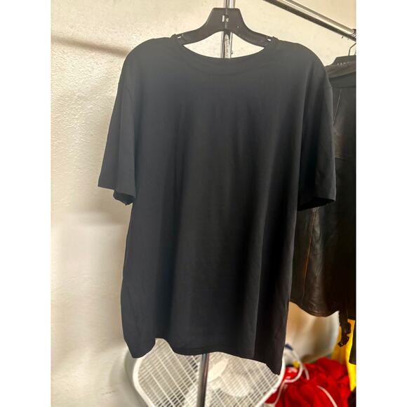 ALO Yoga Mens Triumph Black Short Sleeve Tee XL - Picture 7 of 7